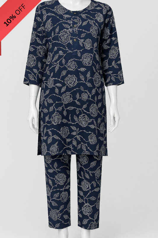 Floral Printed Kurta Set