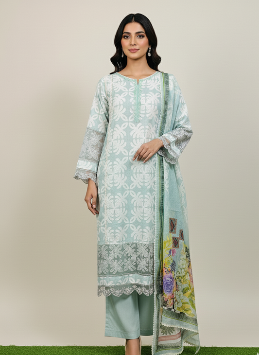 Mint Blossom 3-Piece Suit