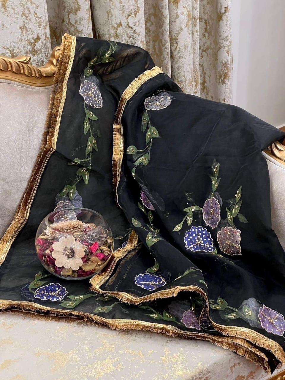 Oganza Embroidered Dupatta