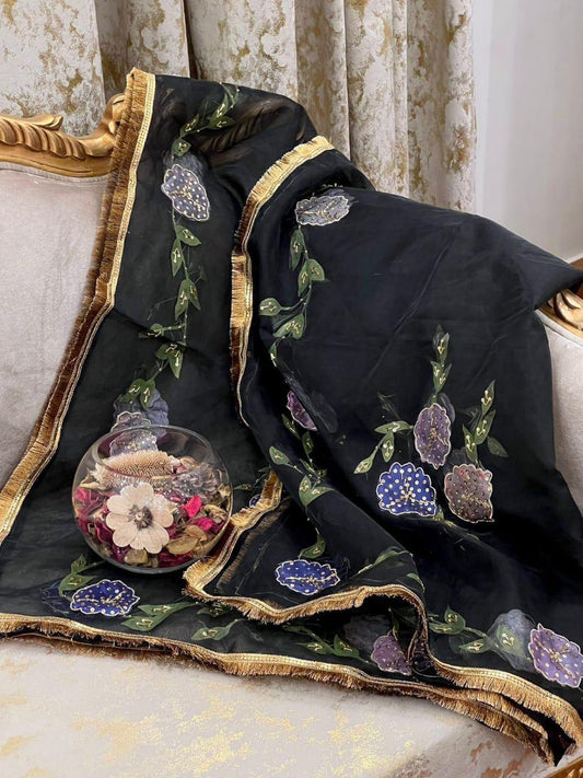 Oganza Embroidered Dupatta
