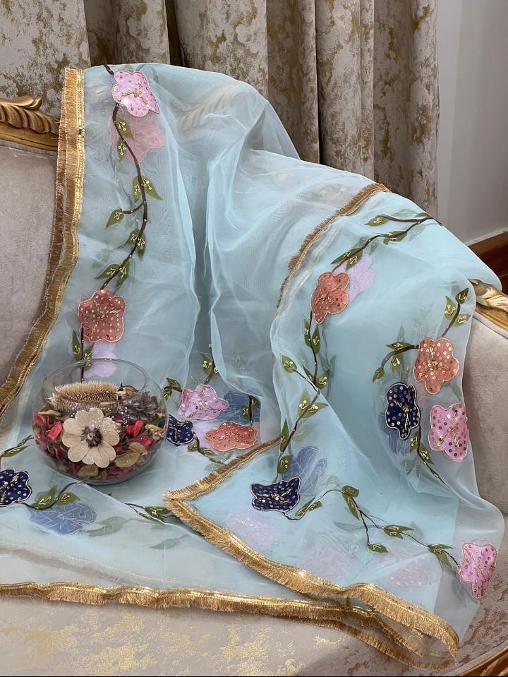 Oganza Embroidered Dupatta