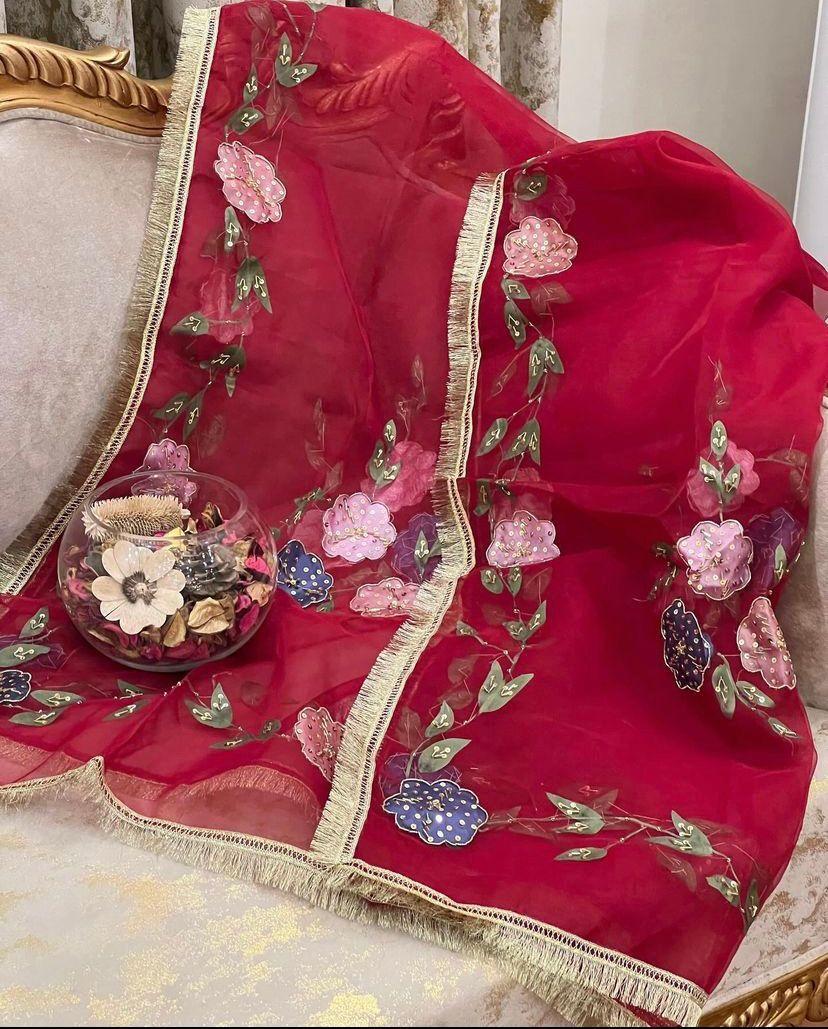 Oganza Embroidered Dupatta