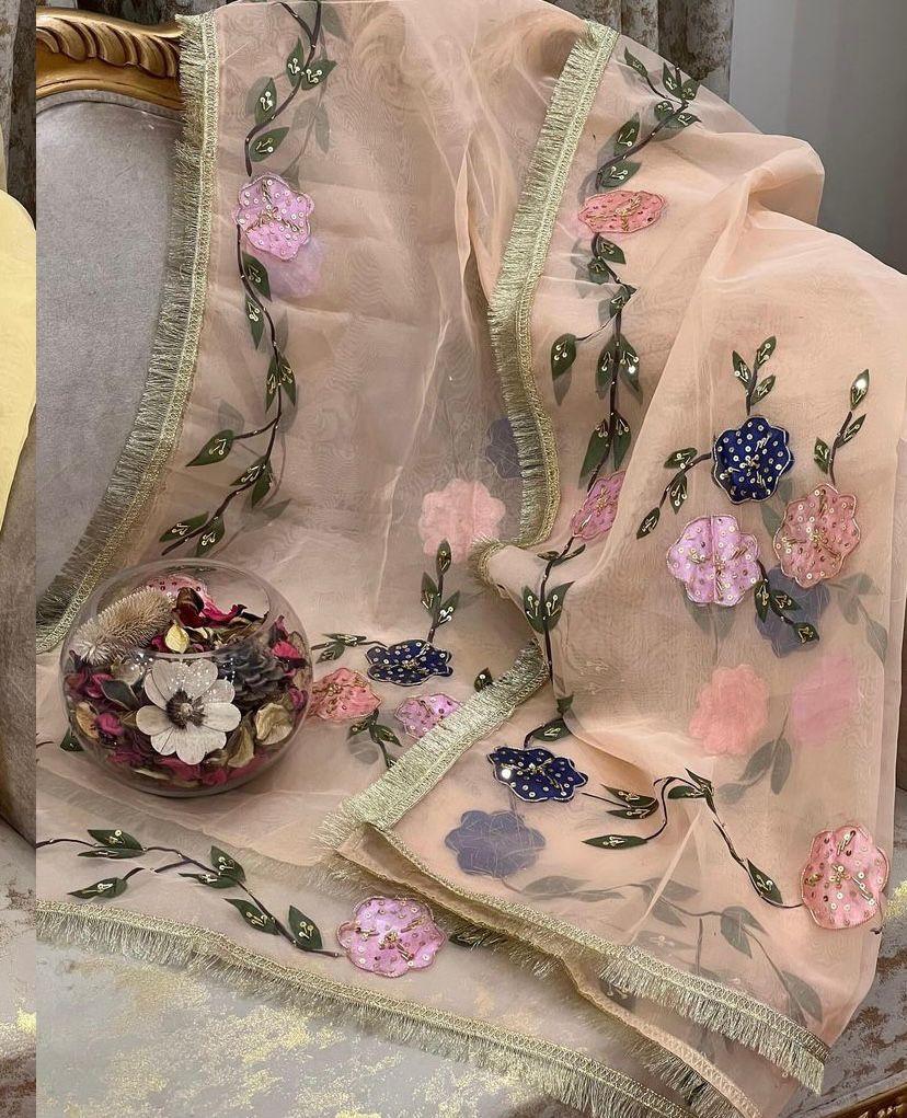 Oganza Embroidered Dupatta